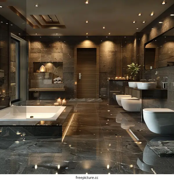 Luxury Modern Bathroom Interior Design