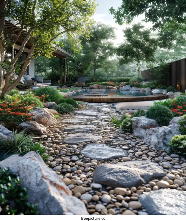 Japanese Art of Zen Garden