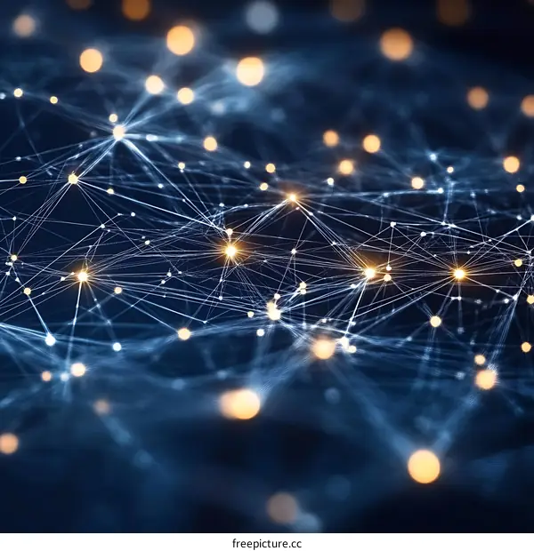 Abstract Network Connections Illustration
