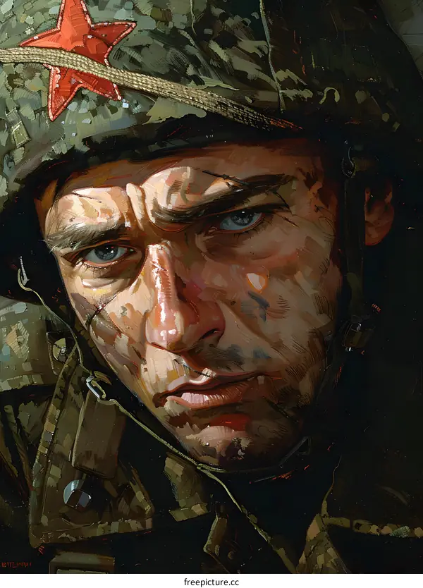 Portrait of a soldier
