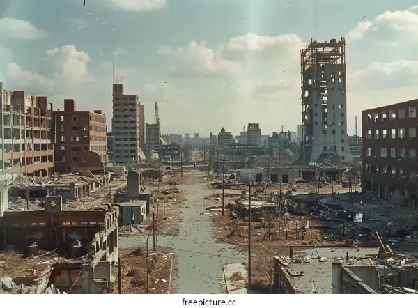 Post-war Hiroshima, Japan