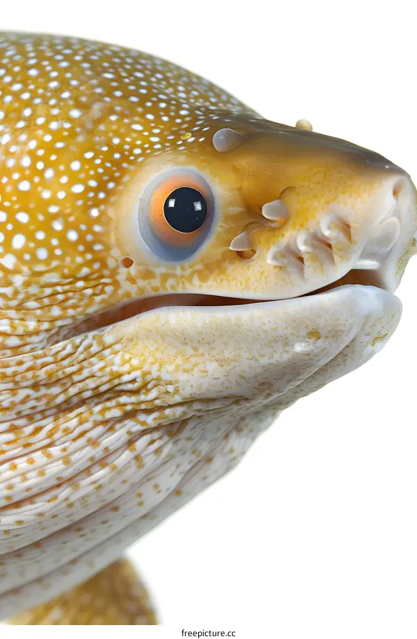 Close-Up of Golden Moray Eel