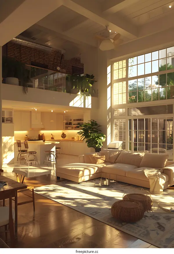 Modern Loft Apartment Interior Design