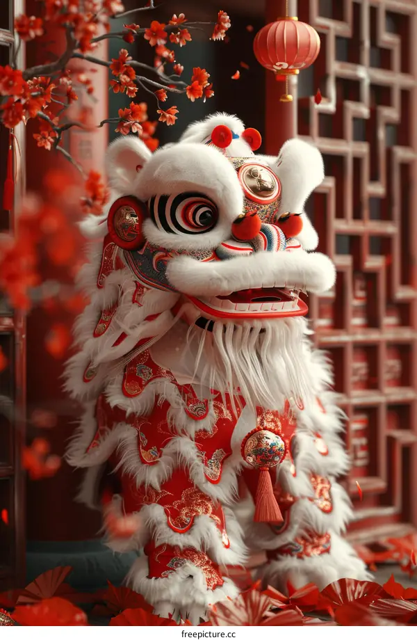 Lion Dance Performance: Traditional Chinese Celebration