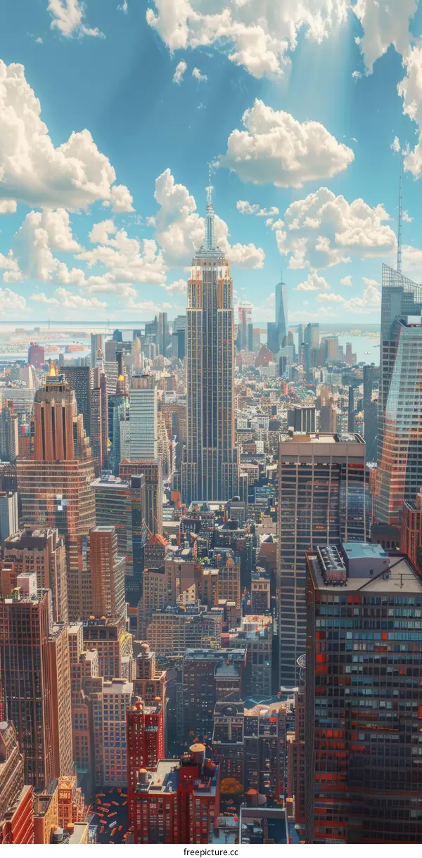 New York City Skyline with Empire State Building