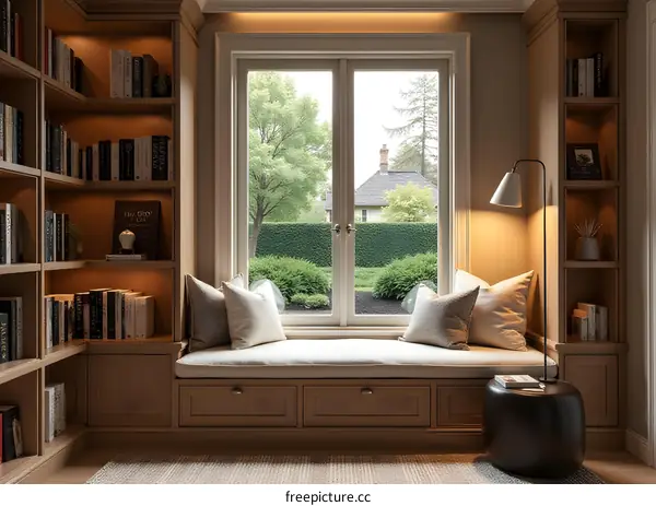 Cozy Reading Nook by the Window