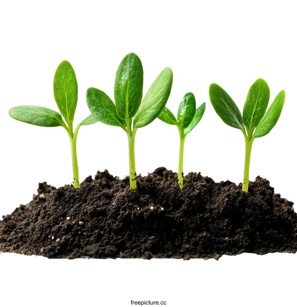 [Transparent Background PNG]New Beginnings Sprouting From the Earth