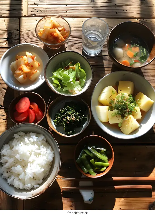 A delicious Japanese breakfast