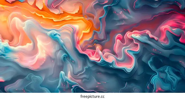 Colorful liquid marble texture