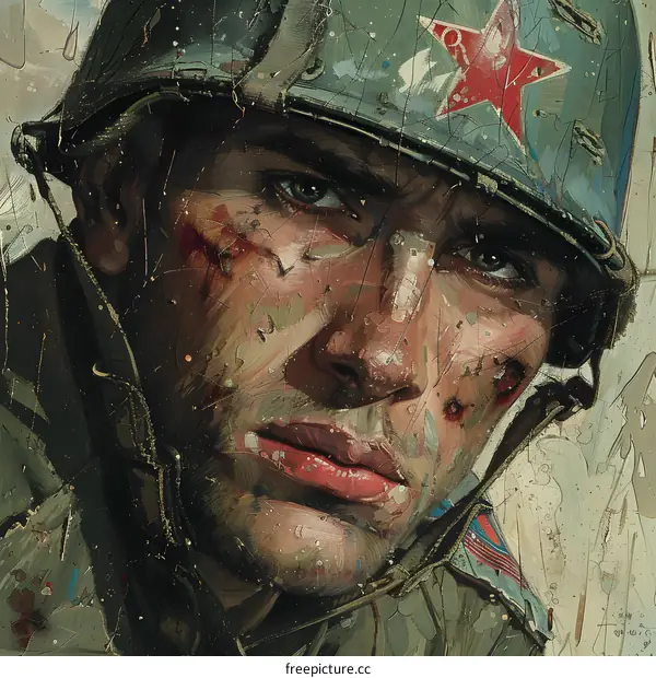 Portrait of a soldier