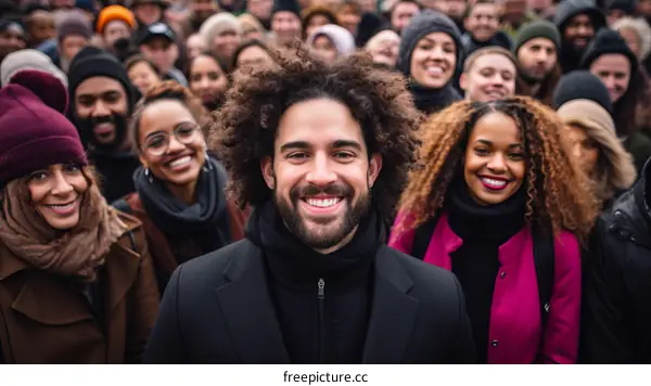 People from Different Backgrounds United Together