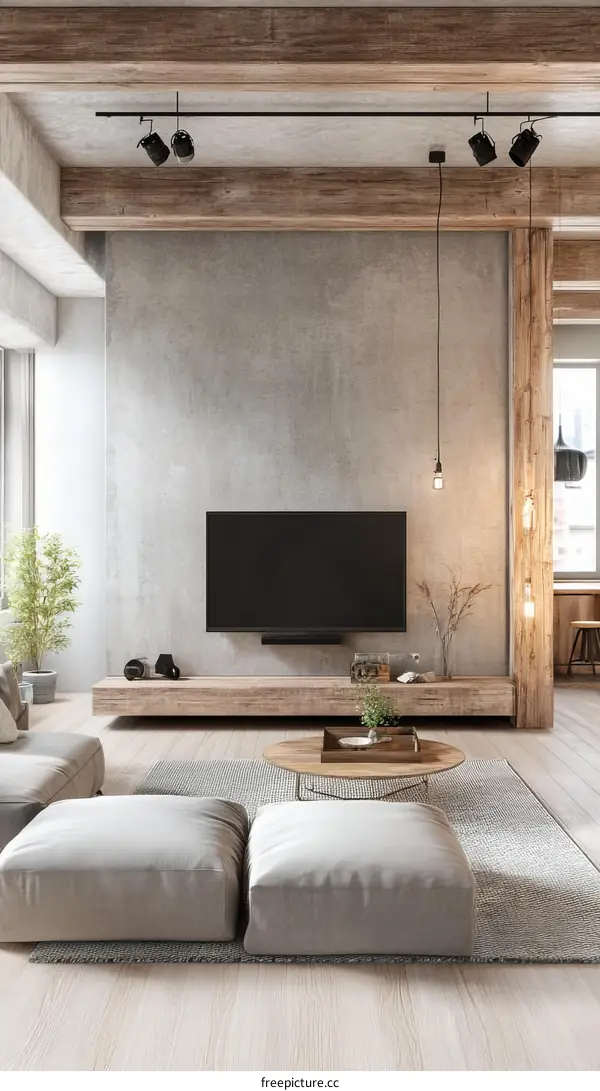 Modern Minimalist Living Room Interior Design