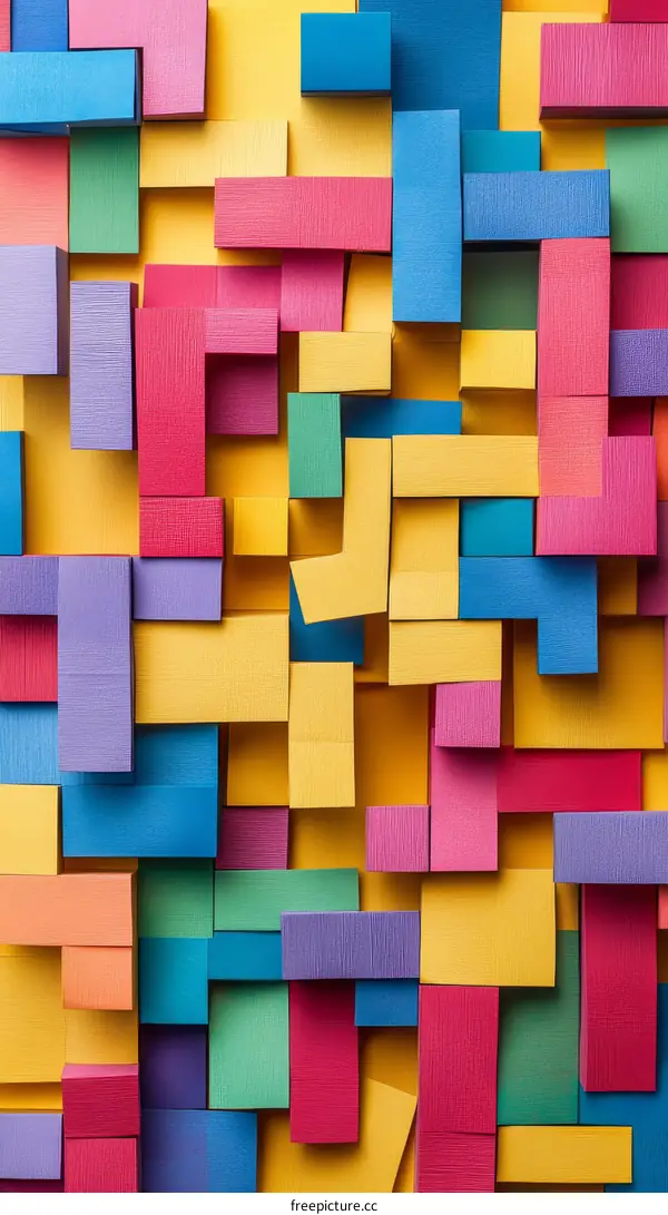 Colorful Geometric Abstract Pattern Design