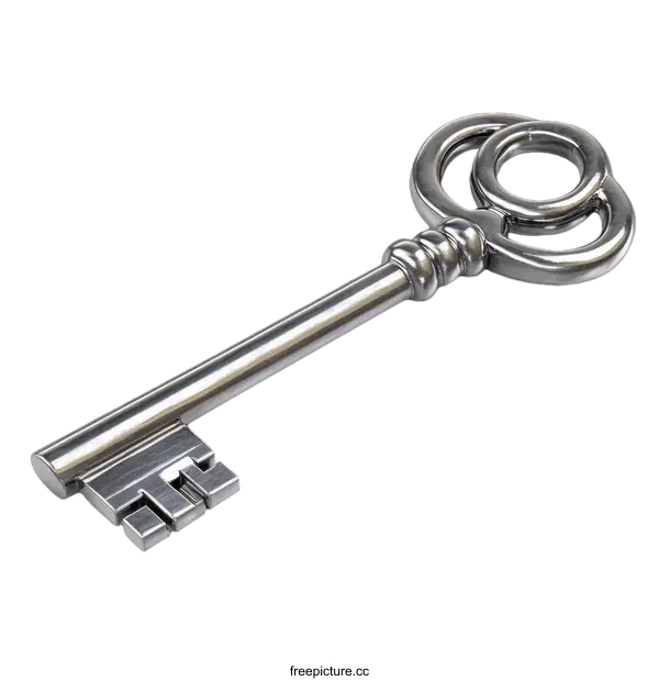 [Transparent Background PNG]Vintage Metal Key Design Illustration