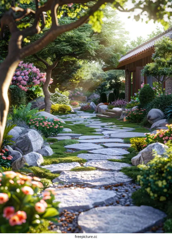 Garden Landscape Design Renderings Reflecting Sustainability and Beauty
