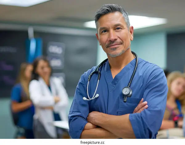 Portrait of a Confident Multi-Ethnic Group of Medical Professionals