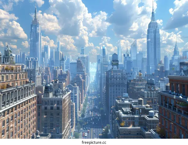 New York City from above