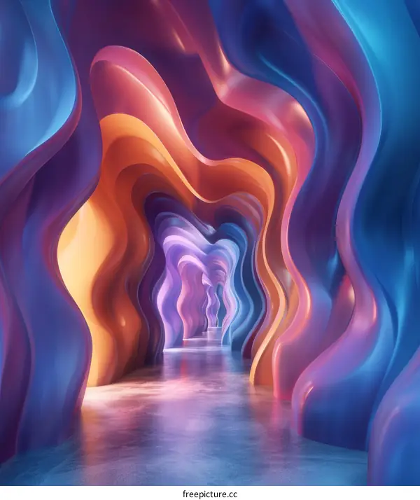 Wavy Psychedelic Tunnel