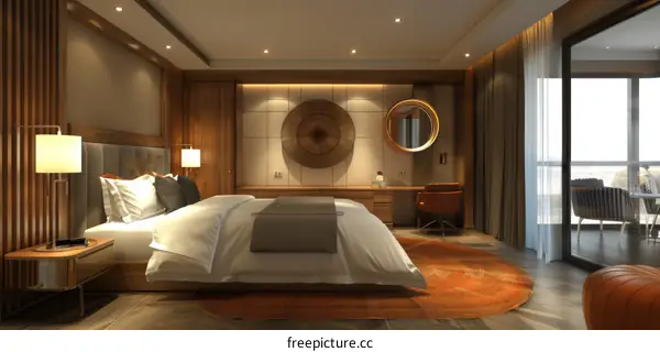 Modern Luxury Hotel Room