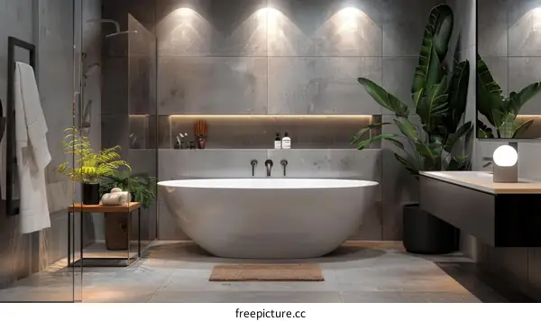 Modern Luxurious Bathroom Interior Design