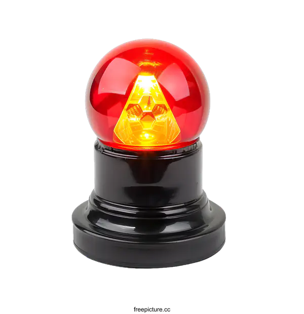 [Transparent Background PNG]Red And Yellow Warning Light