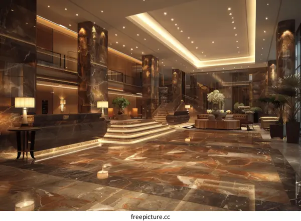 Luxury Hotel Lobby Interior Design