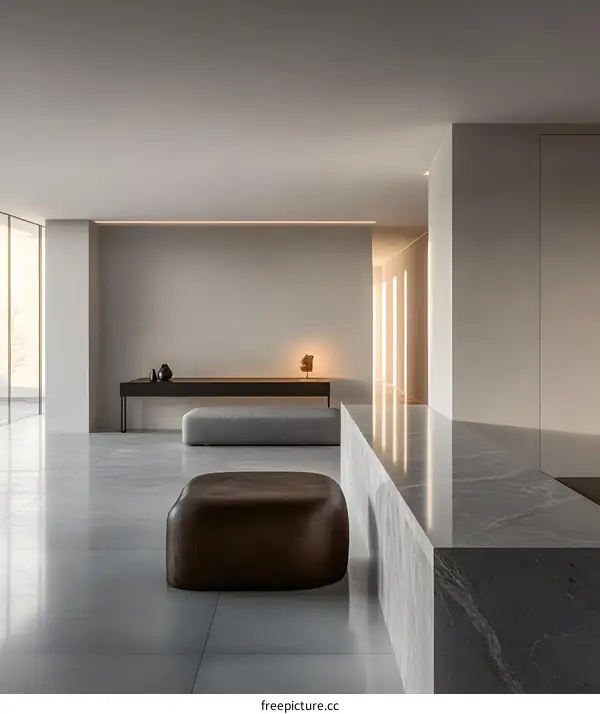 Minimalist Interior Design with Natural Light and Modern Furniture