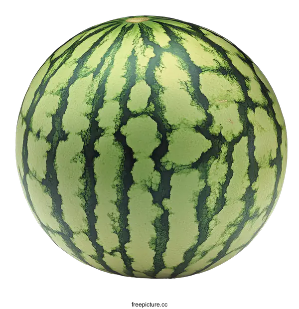 [Transparent Background PNG]Fresh and Ripe Watermelon Image
