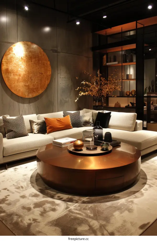 Modern Chic Living Room Interior Design