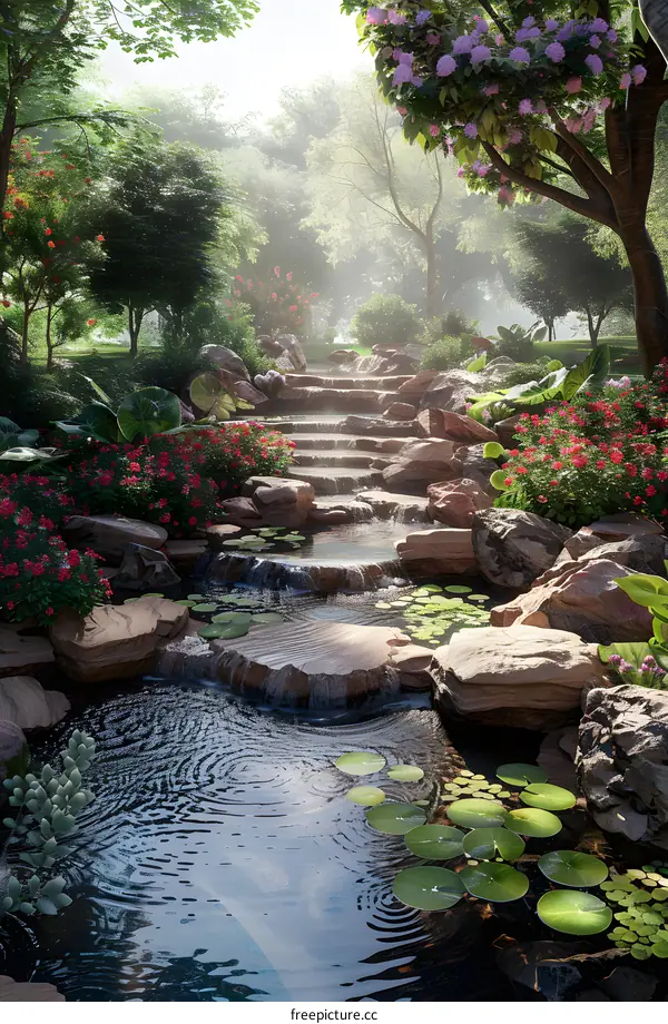 Garden landscape design