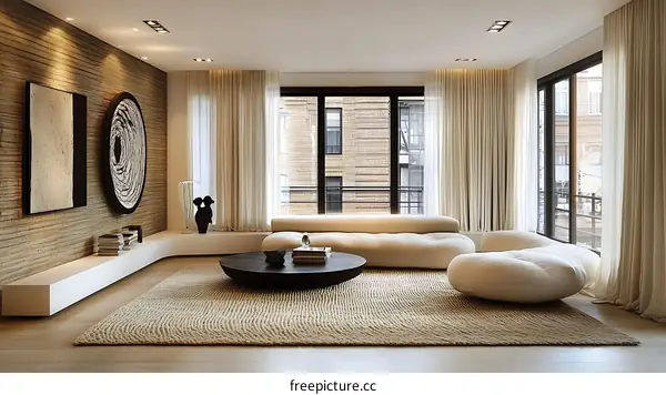 Modern Minimalist Living Room Interior Design