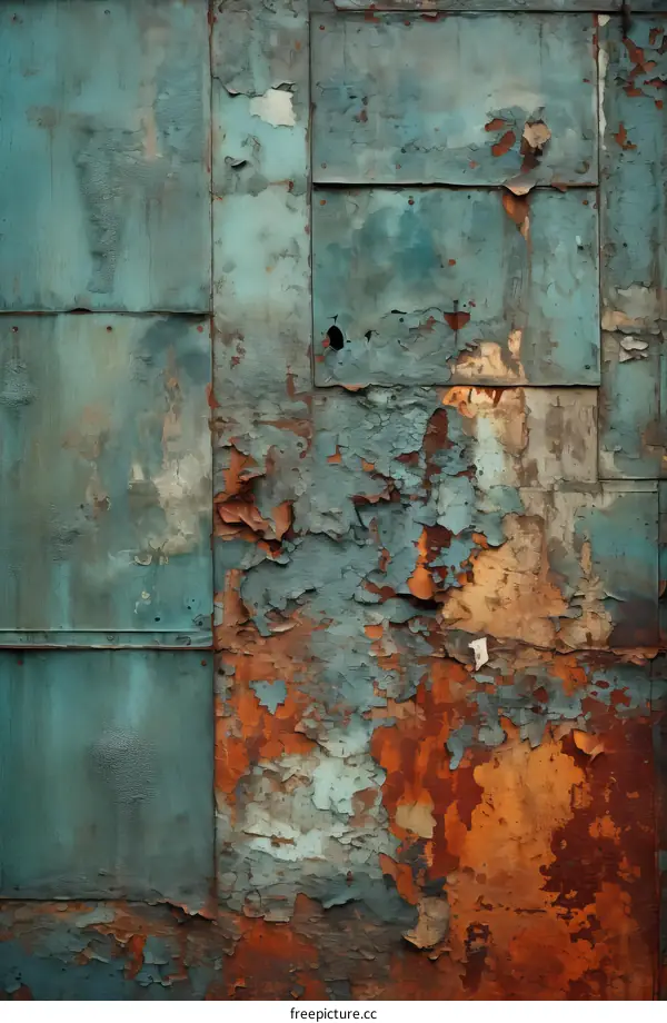 rusty grunge metal wall texture background