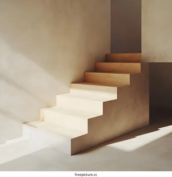 Minimalist Staircase Design in a Modern Home