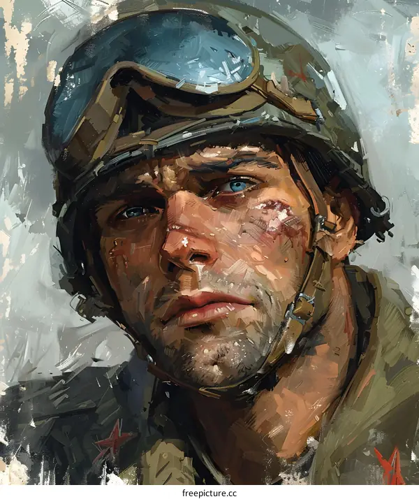 Portrait of a soldier