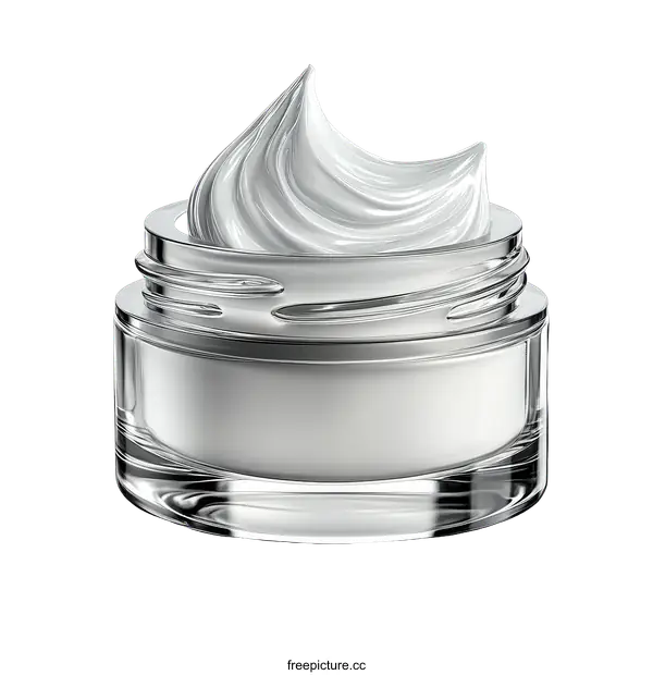 [Transparent Background PNG]Cosmetic Cream Jar Illustration
