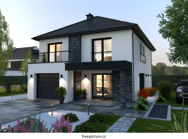 Modern European Style House Exterior Design