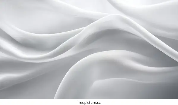 Elegant White Fabric Texture Close-up
