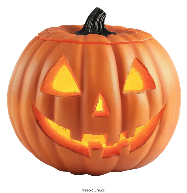 [Transparent Background PNG]Illuminated Halloween Pumpkin Ornament