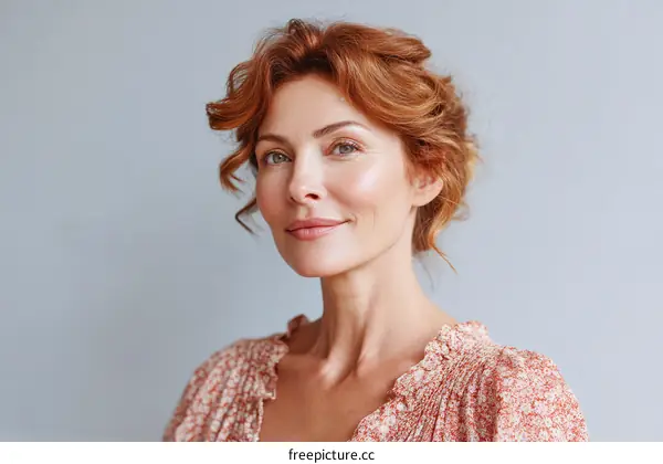 Elegant Portrait of a Mature Woman
