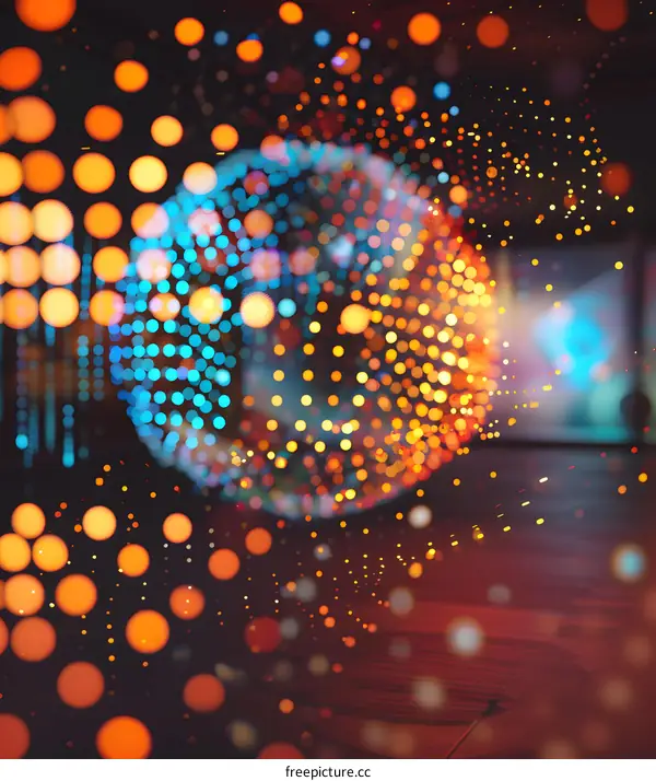 Abstract Blurred Lights Background