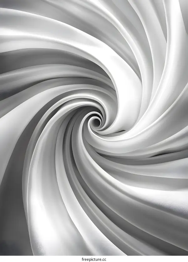 Abstract White Spiral Background Texture