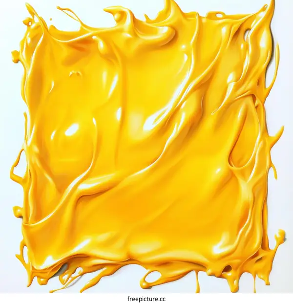 Abstract Splashes of Liquid Gold