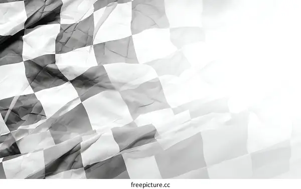 Checkered Flag in Motion