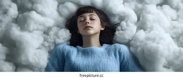 Sleeping Beauty on a Cloud of Cotton