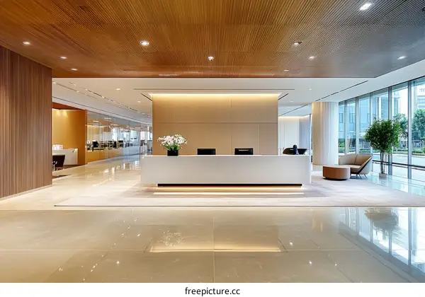 Modern Office Lobby Interior Design