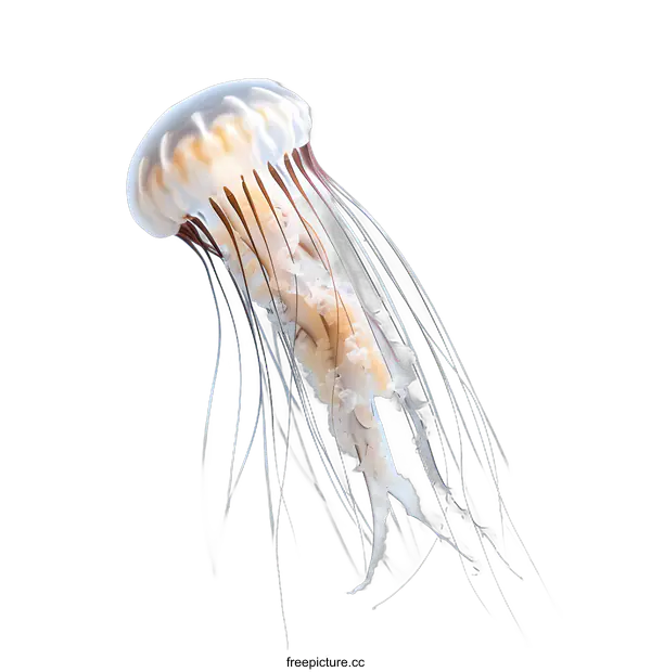 [Transparent Background PNG]The beauty of a jellyfish