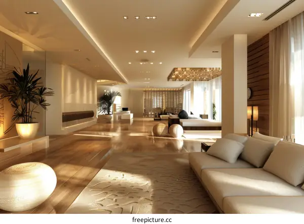 Modern Luxury Hotel Lobby Interior Design