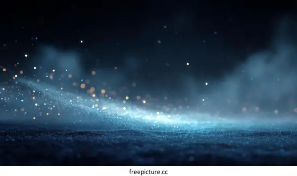 Abstract  Sparkling  Dark  Background  Illustration