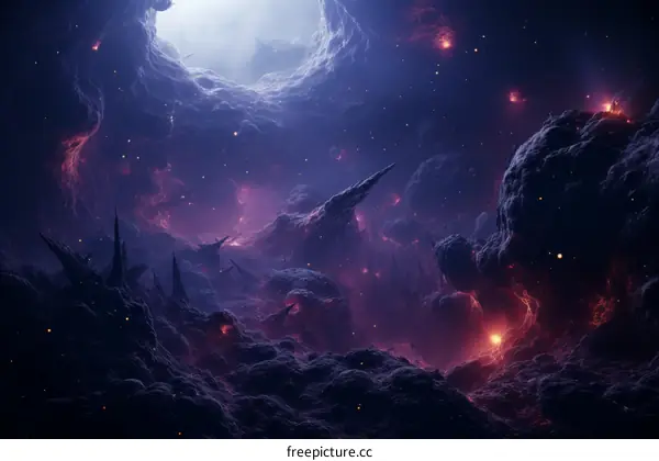 Mystical Alien Landscape