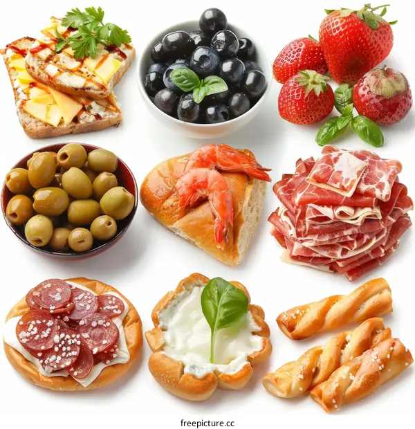 Party Platter with a Variety of Appetizers